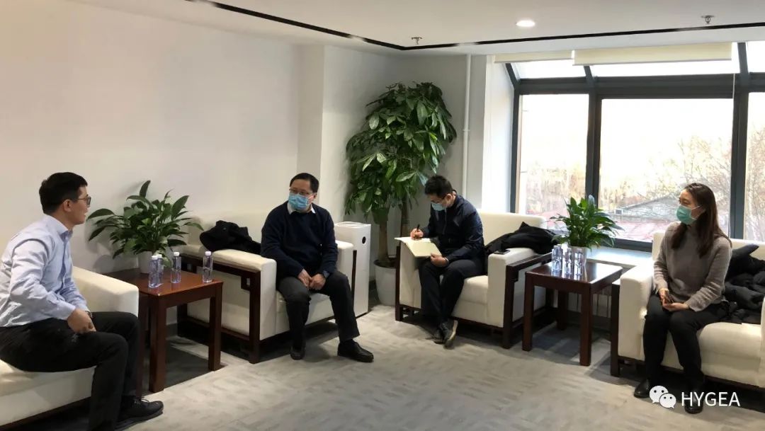 中關(guān)村科學城服體處劉釗處長一行走訪海杰亞